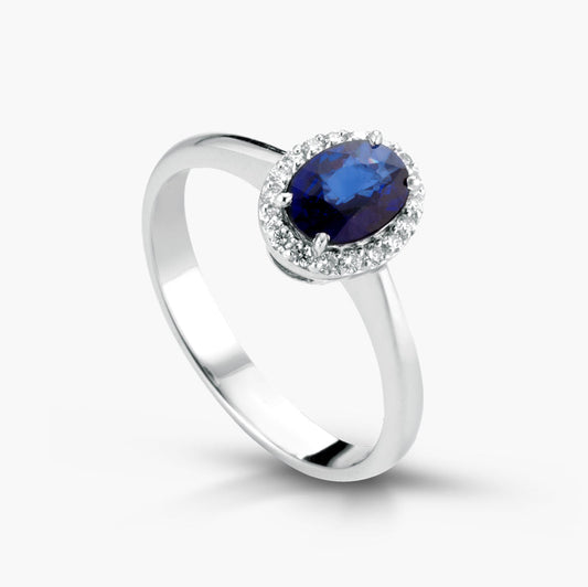 ANELLO PG GIOIELLI ZAFFIRO